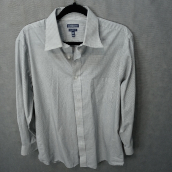 Croft & Barrow men's long sleeve button front dres - Picture 1 of 7